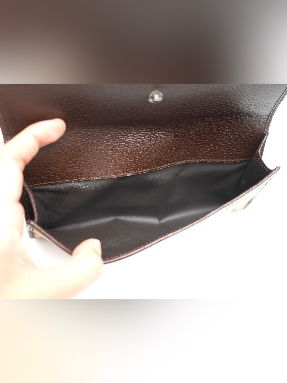🍓GUCCI GG Envelop Canvas Wallet - Picture 9 of 13